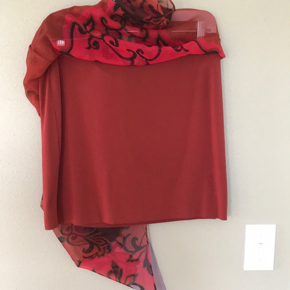 NEW Bailey44 Maxi Half Sheer Skirt Medium - Picture 6 of 6